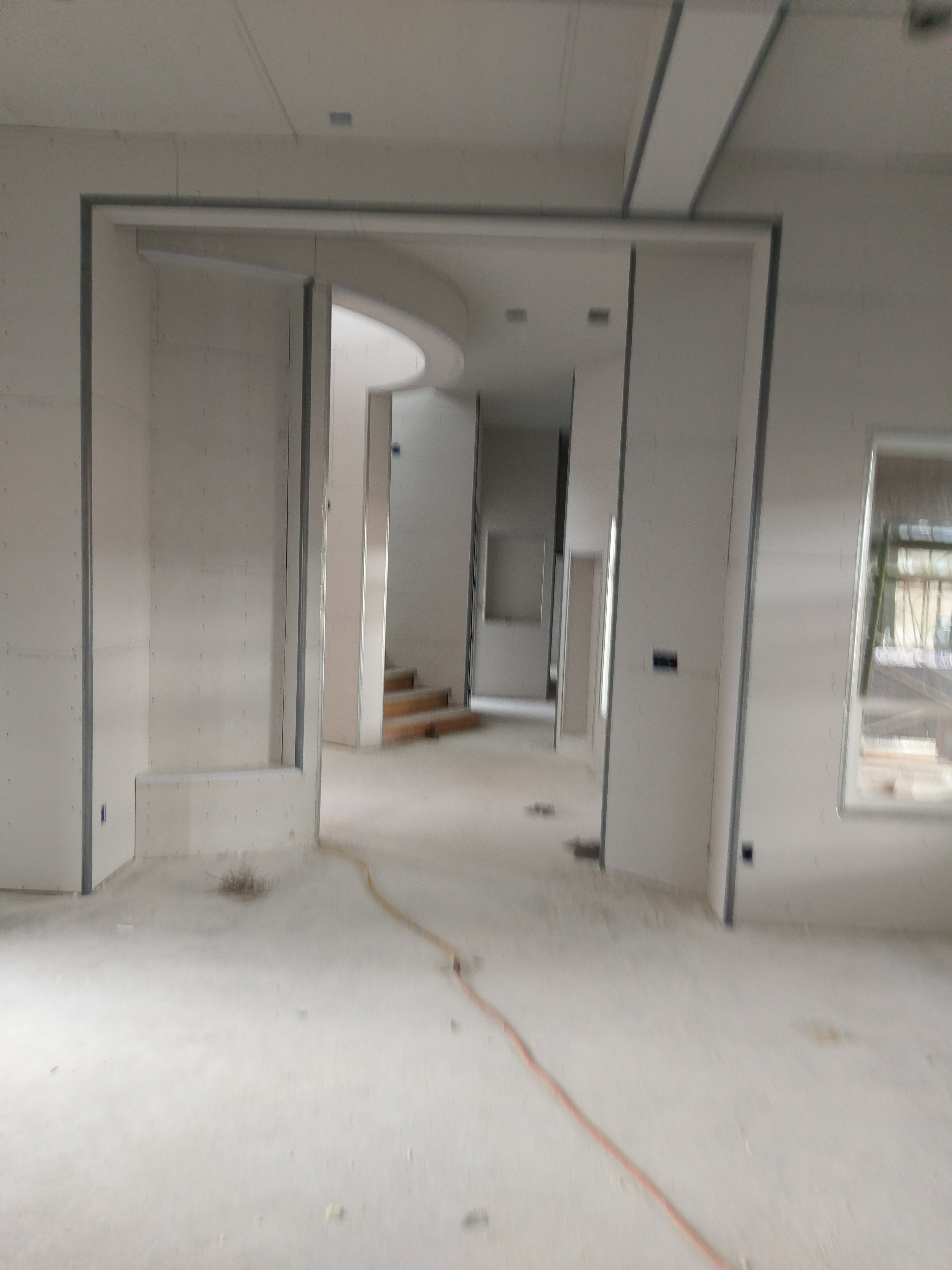 Gallery Hallway & Entry — before renovation