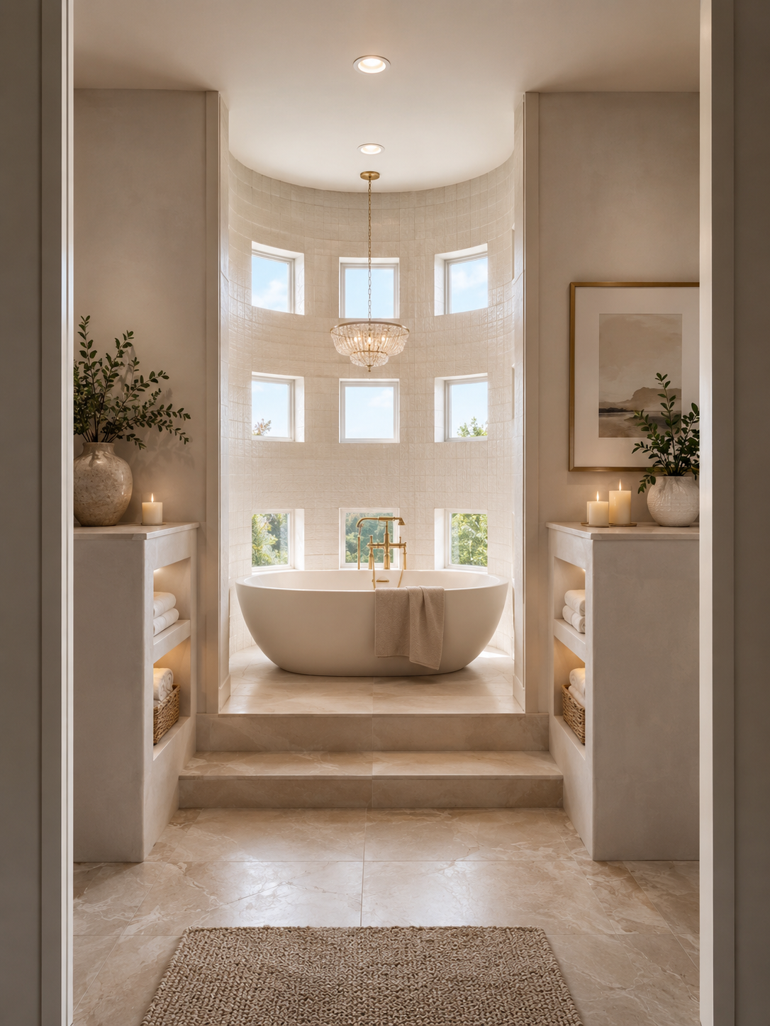 Primary Spa Bathroom — after renovation