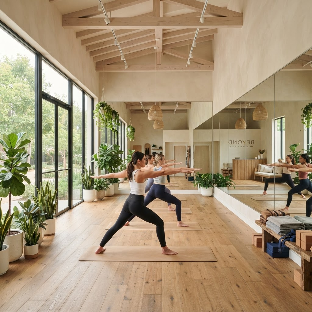 Boutique fitness and yoga studio
