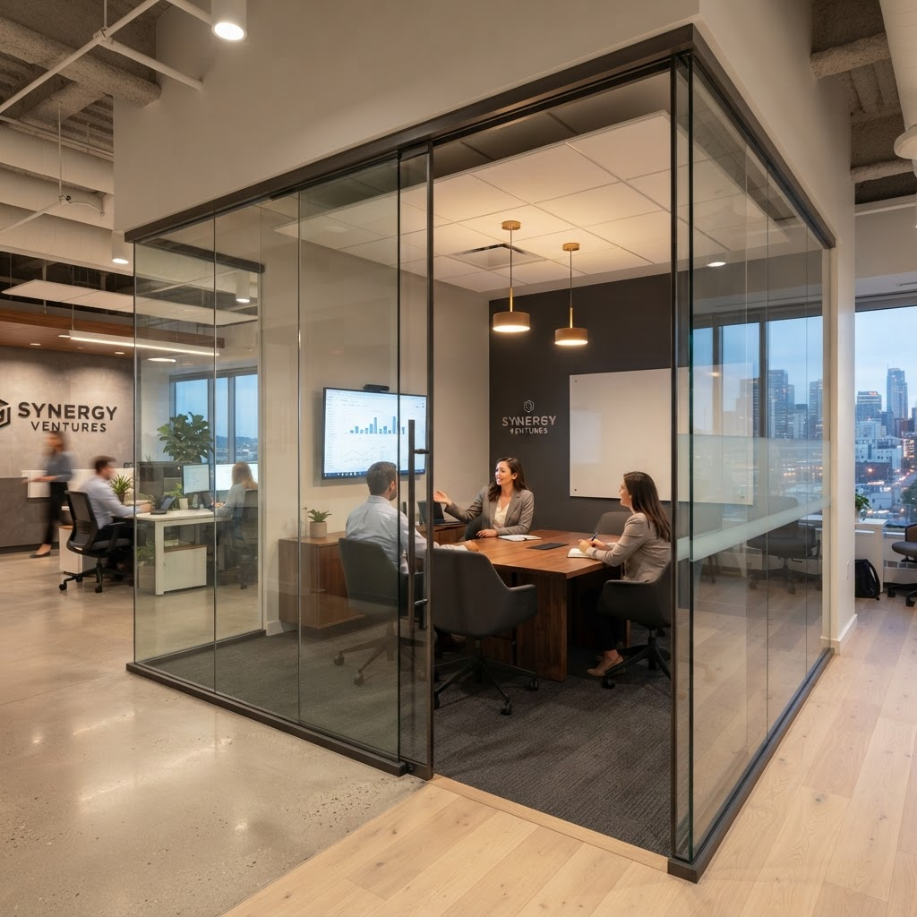 Modern small office tenant improvement